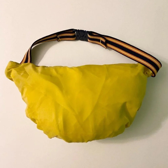 Vintage K Way Yellow Windbreaker Size 5 Packable Raincoat Jacket  Unisex - Picture 12 of 12